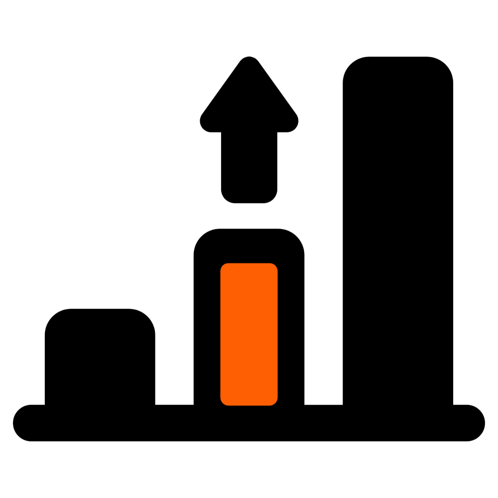 Symmetric chart icon